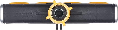 Miniatura 4 de Melnor 65135AMZ - Conector de válvula de flujo de palanca de 4 vías, amarillo, negro