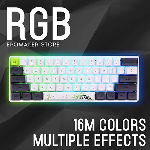 Miniatura 5 de Teclado mecánico de teclas intercambiables con retroiluminación RGB NKRO IP6X impermeable cable tipo C para WinMacJugar SKYLOONG SK61 61 de EPOMAKER
