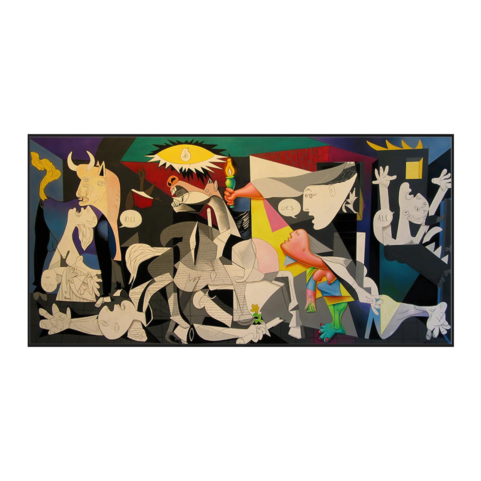 ご依頼品 ピカソ ゲルニカ ミニ額　外国切手　チェコスロバキア Picasso ご依頼品 ピカソ ゲルニカ ミニ額 外国切手 チェコスロバキア
