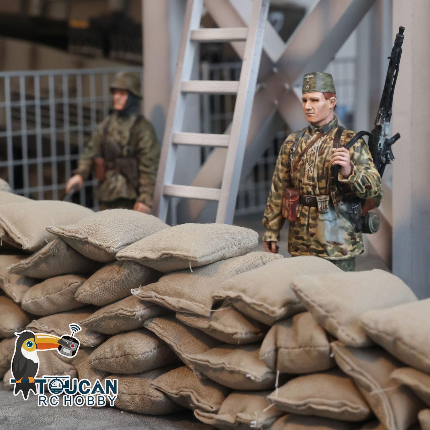 TOUCAN RC HOBBY Sangdag Earthbags Model do 1/16 Heng Long RC Tanks 1/14 Radio Control Car Truck