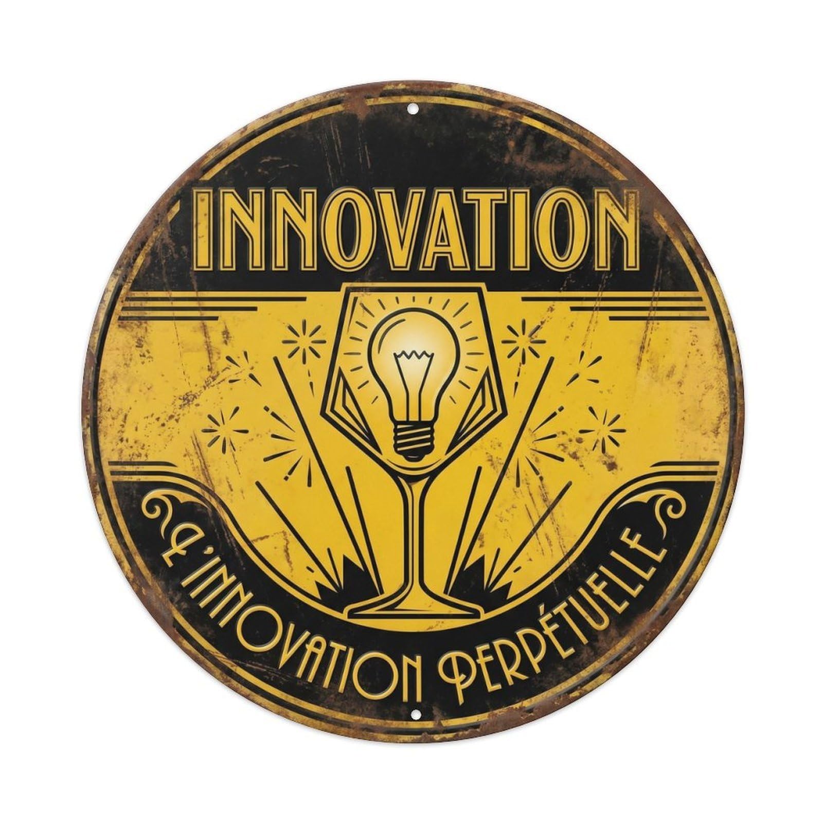 Innovation Humorous Lounge Innovation Metal Tin Sign