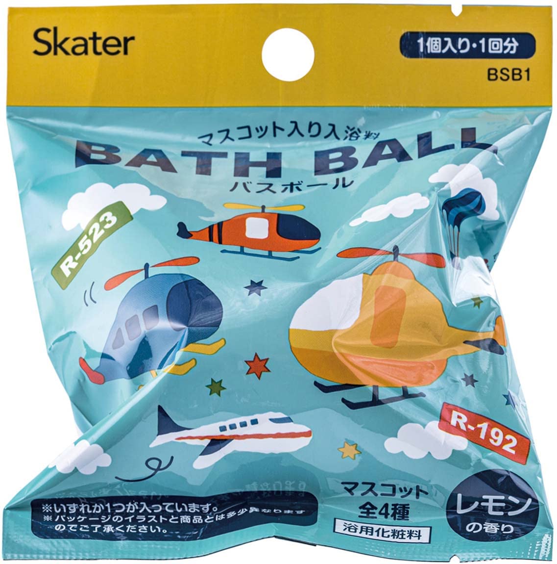 Amazon.co.jp: スケーター (skater) マスコット入り 入浴剤 バスボール