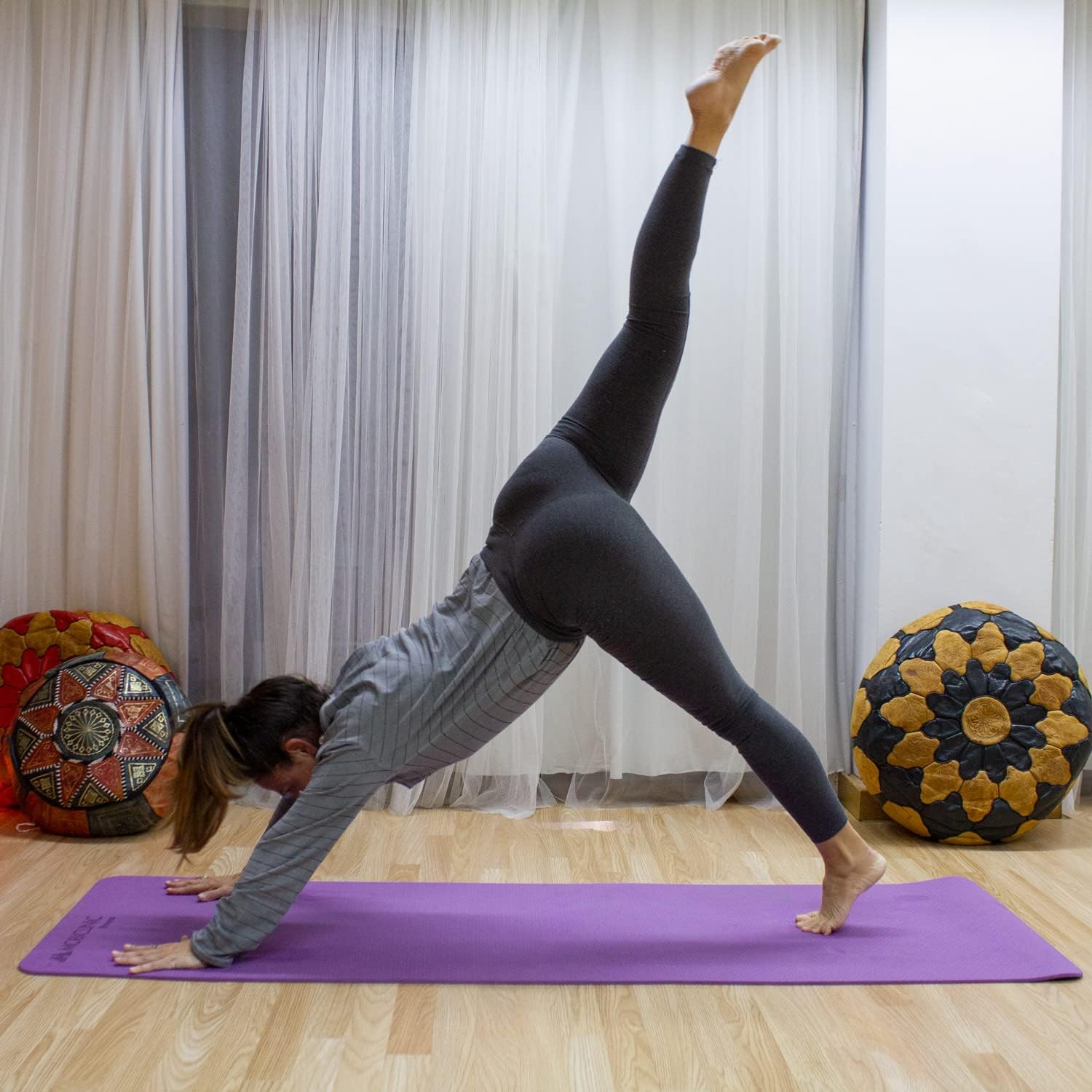 Mobiclinic Mobiclinic, Tapis de yoga, Fitness, Sport, Avec courroie de transport