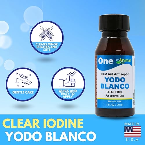 Miniatura 6 de YODO Blanco - Yodo transparente (paquete de 2) 1 fl oz cada uno