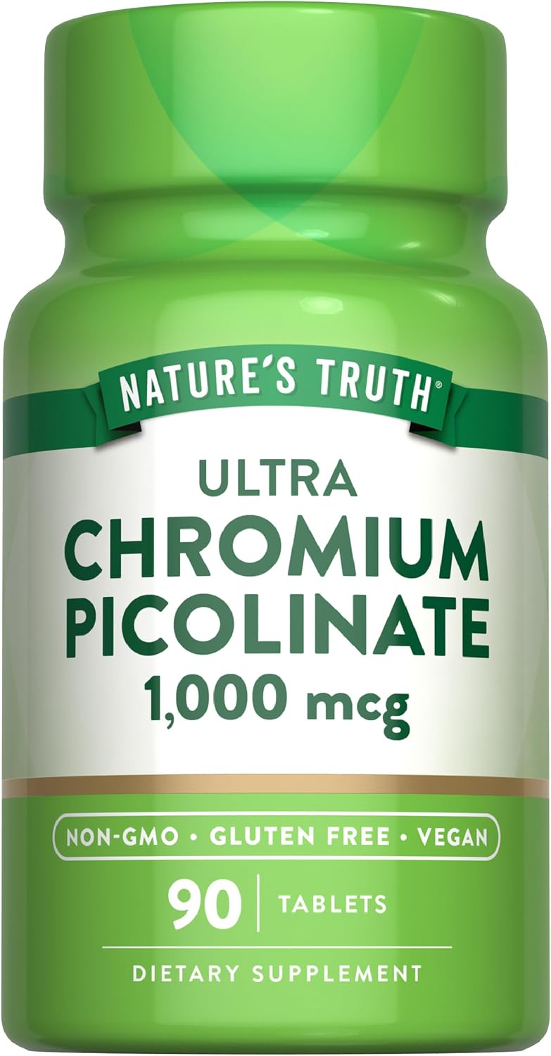 Nature's Truth Ultra Chromium Picolinate | 1000mcg | 90 Tablets