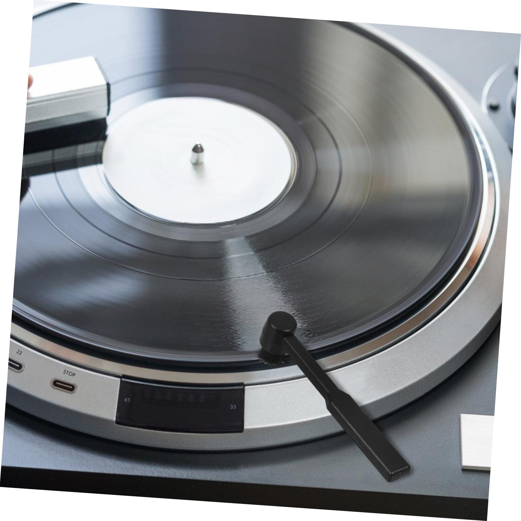 ifundom 5pezzi Spazzola Per Pulizia Aghi Di Dischi Vinile Accessorio Antistatico Per Rimozione Polvere e Del Suono Strumento Compatto Per Manutenzione Turntable e Stilo