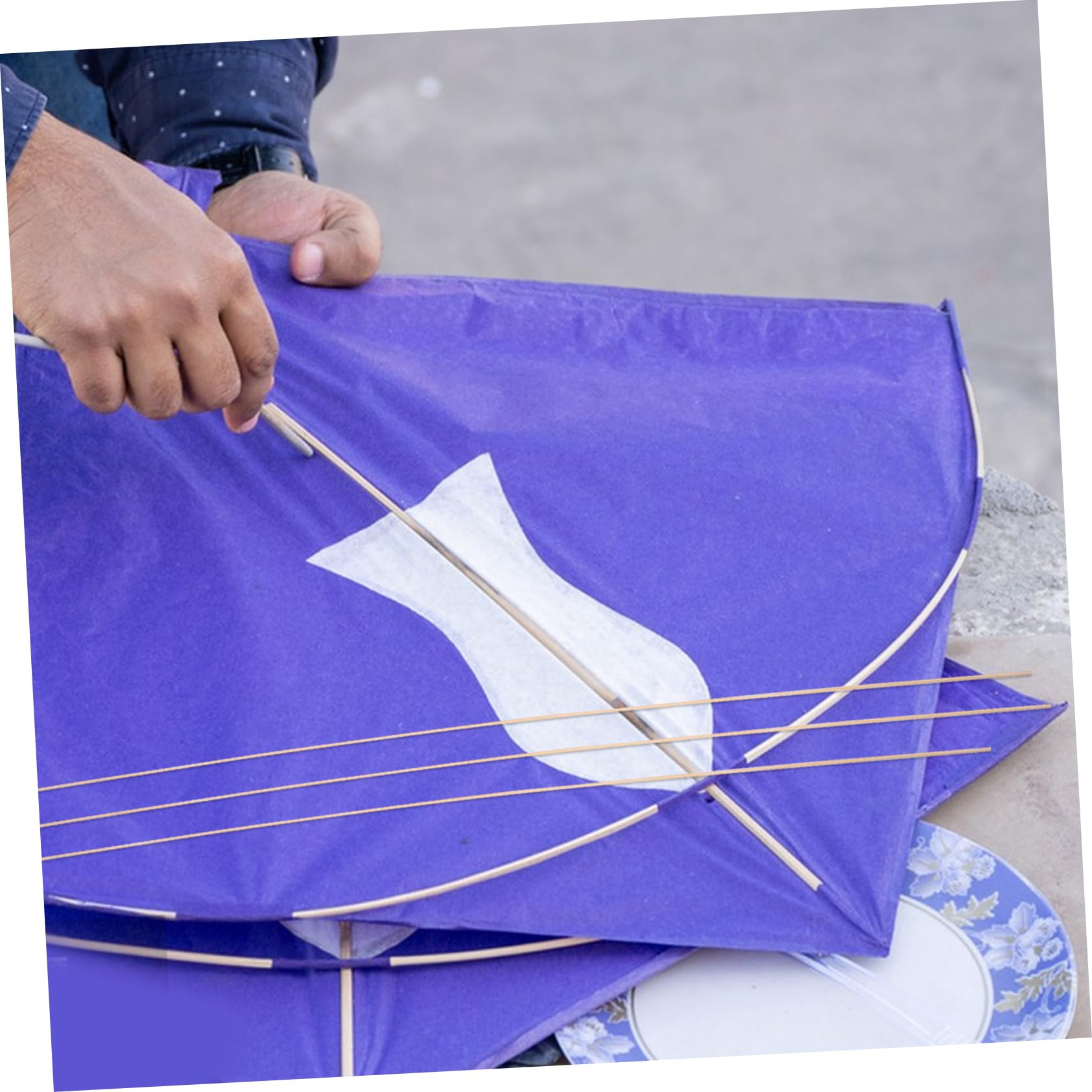 TOYANDONA Lot De 4 Bâtons De Support Pour Cerf-volant - Barre