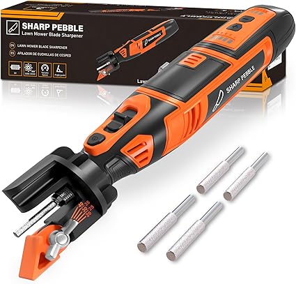 Amazon.com : Sharp Pebble Cordless Lawn Mower Blade Sharpener ...