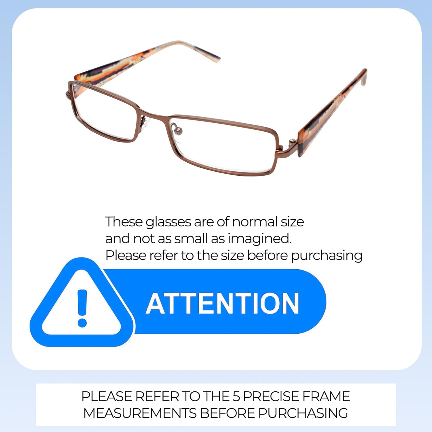 Calabria 845 Designer Women Rectangle Techno Reading Glasses with Hard Case 53mm