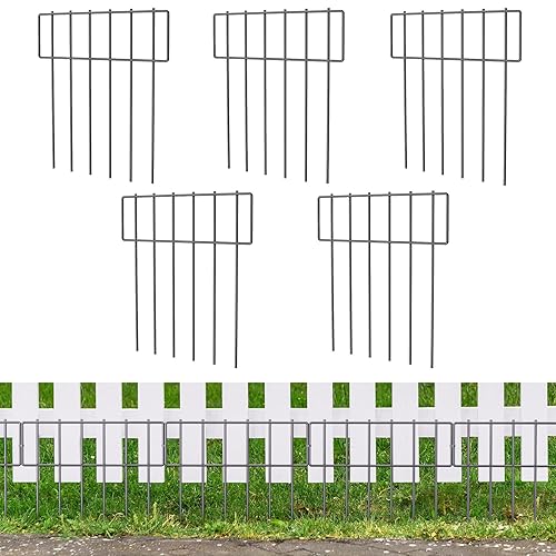 5 Pack Animal Barrier Fence, 13" Lx17 H Garden Fence