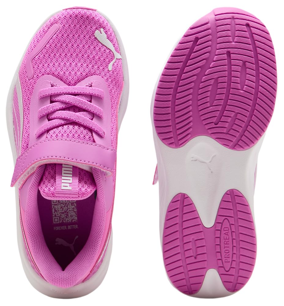 PUMA Pounce LITE AC+ PS Sneaker, Electric Orchid White, 11 UK Child, Elektryczna orchidea PUMA biała, 29 EU