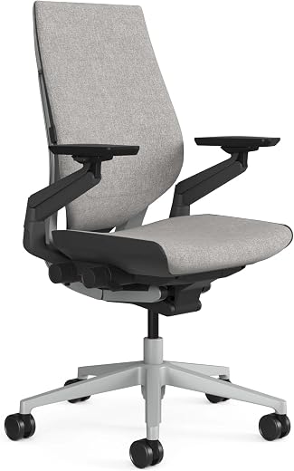 Steelcase Gesture Office Chair - Ergonomic Work Chair with LiveBack Technology - 360 Degree Rotating Arms| 12-Year Warranty
