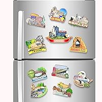 Vista 4 de Imán de Irlanda Galway para nevera de madera 3D, monumentos de viaje, coleccionables, recuerdos, decoración hecha a mano, 2