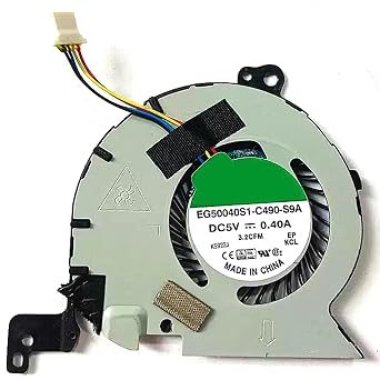 CPU Cooling Fans Suitable for DELL Latitude E7250 E7450 P22S Series Laptop Cooler Fan 5V 0.4A 4 PIN EG50040S1-C490-S9A P/N 0J3M4Y J3M4Y