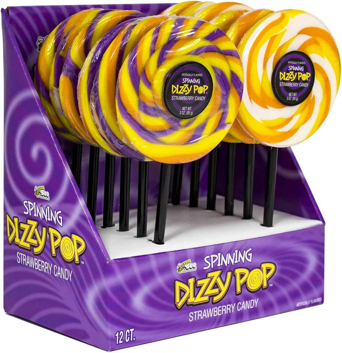 Halloween Spinning Dizzy Pops, 12-Piece Display Box
