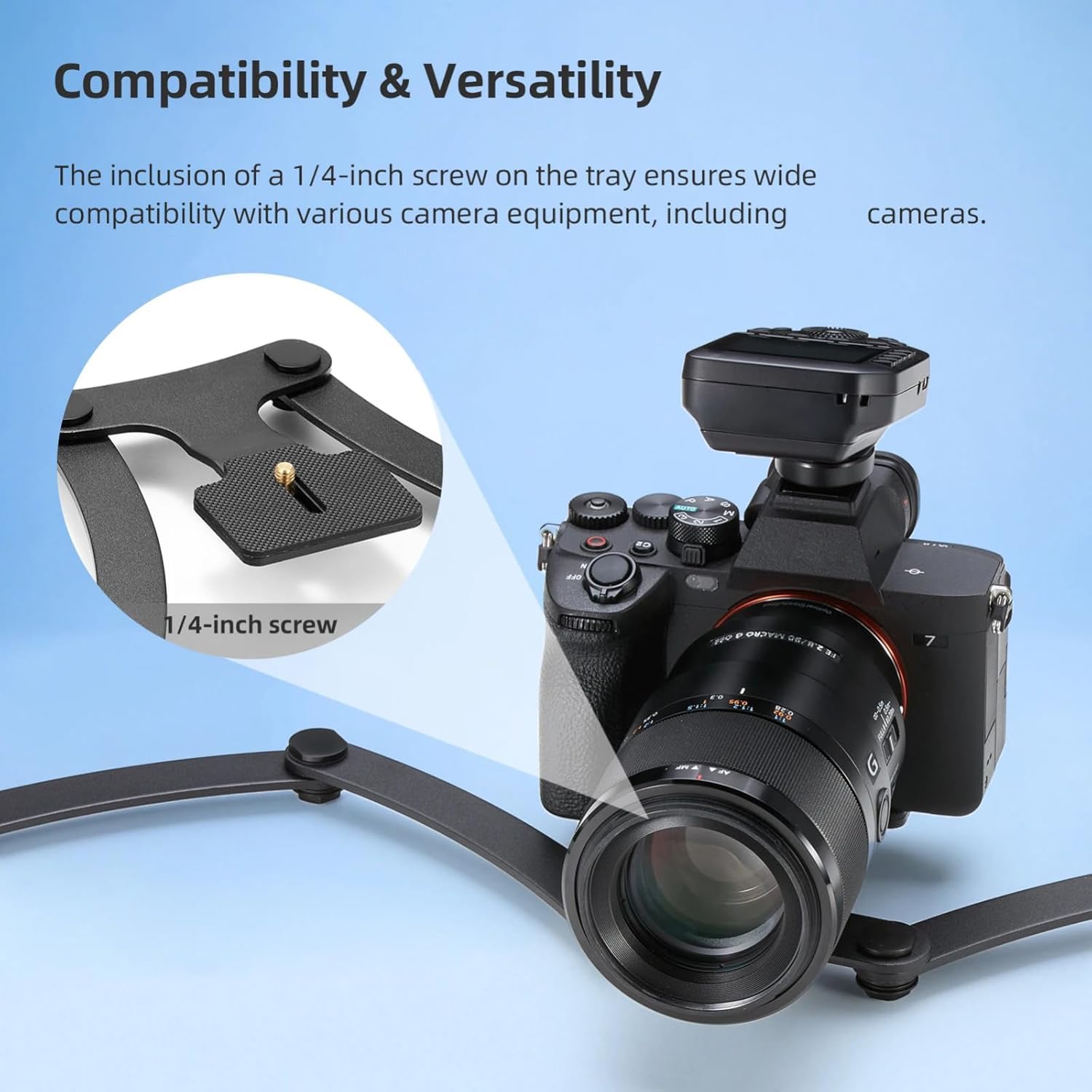 Double Head LED Flashing Stand for MF12-DK1 Photographers Adjustable Flashing Bracket Mount Rack Accessory