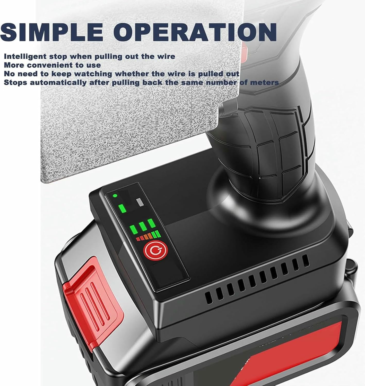 Electrician Wall Wiring Machine, Electrical Threading Machine, Automatic Wire Stringing Machine, Cable Threading Tool/for Construction