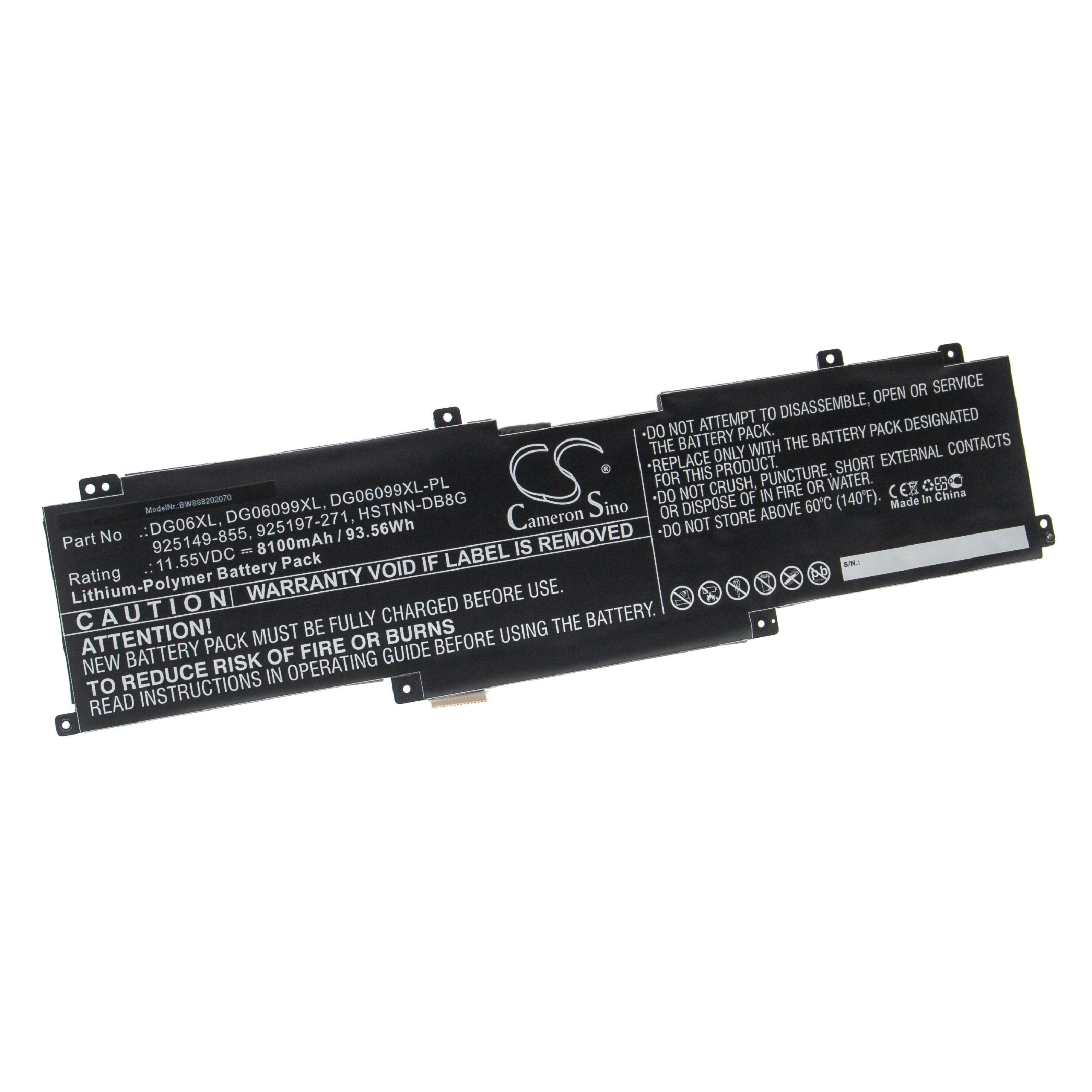 Vhbw Batteria 3800mAh Per HP Pavilion 11 (PL02XL) - Ricambio Per 11-N000EP, 11-N000ES E Simili