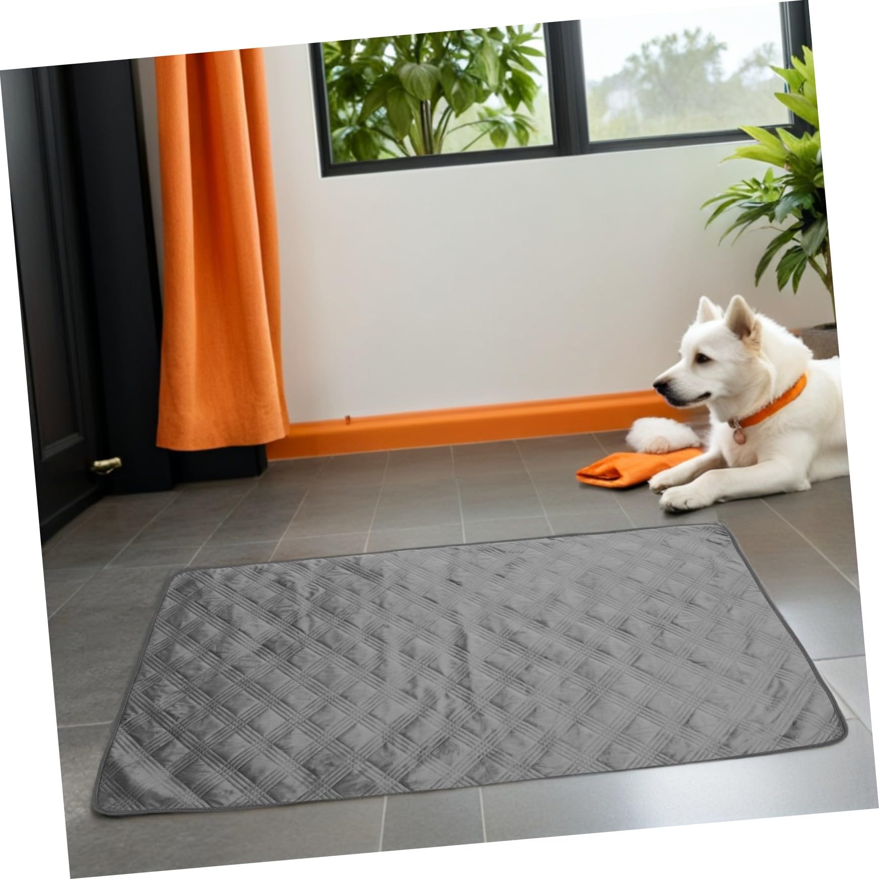 WOONEKY Couverture Imperméable pour Chien Protection Canapé Résistante à Usure Antidérapante et Lavable Tapis de Lit Étanche pour Animaux Entretien Facile