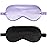 2Pack Silk Sleep Mask,IEKEODI Eye Mask for SleepingElastic Blackout Eye Mask & Blindfold for Full Night\'s Sleep,Travel and Nap(Black+Purple)