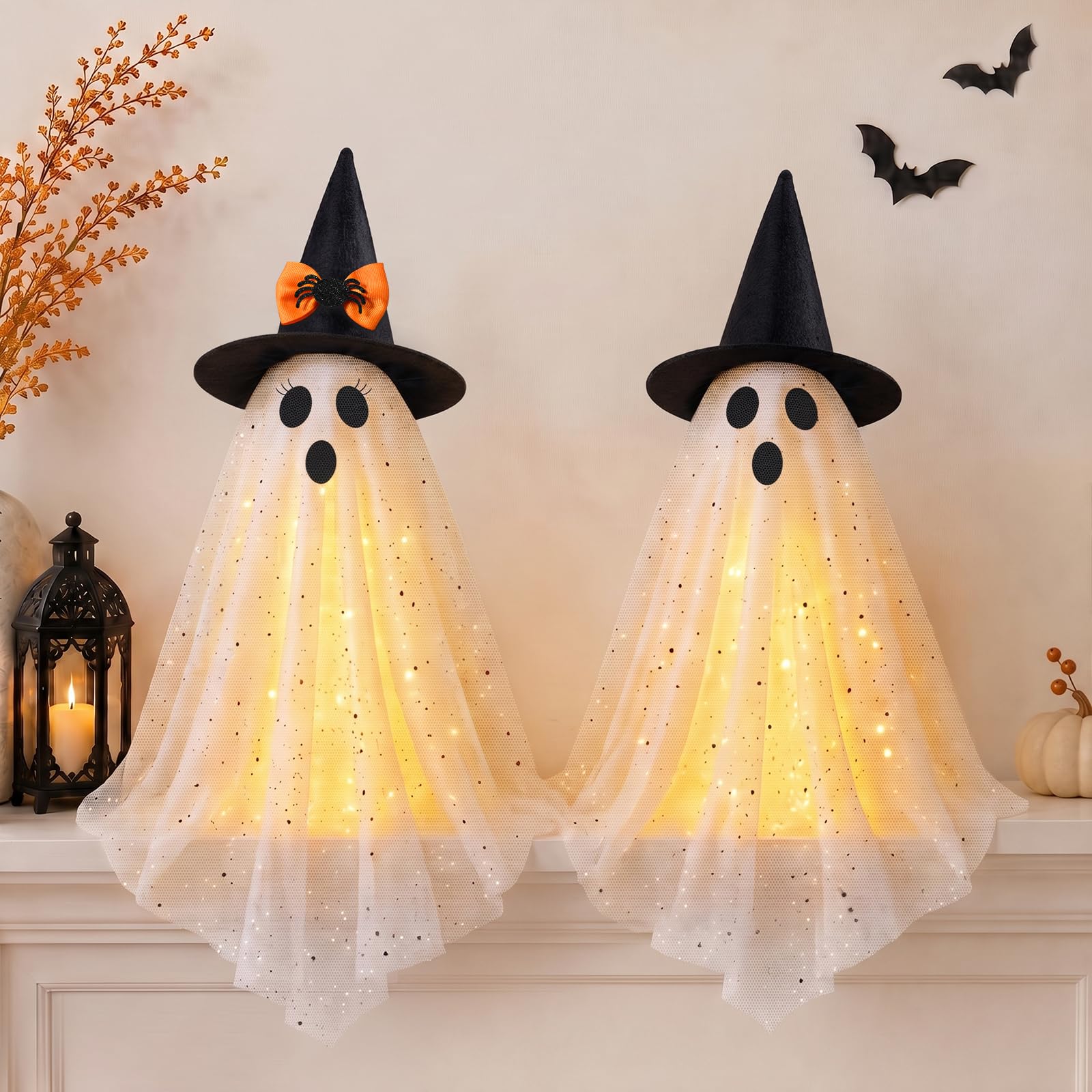 Photo 1 of Hodola Ghost Decor, 2 Pack, White