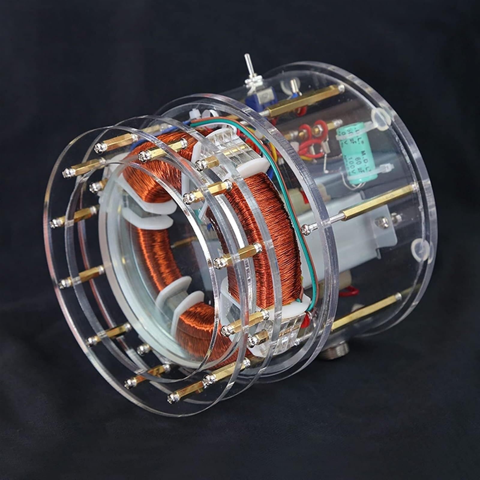 Egg of Columbus AC-Motorspule, Mini-Modell mit rotierendem Magnetfeld, experimentelle Lehrmittel, kreative Geschenke for Kinder und Jugendliche