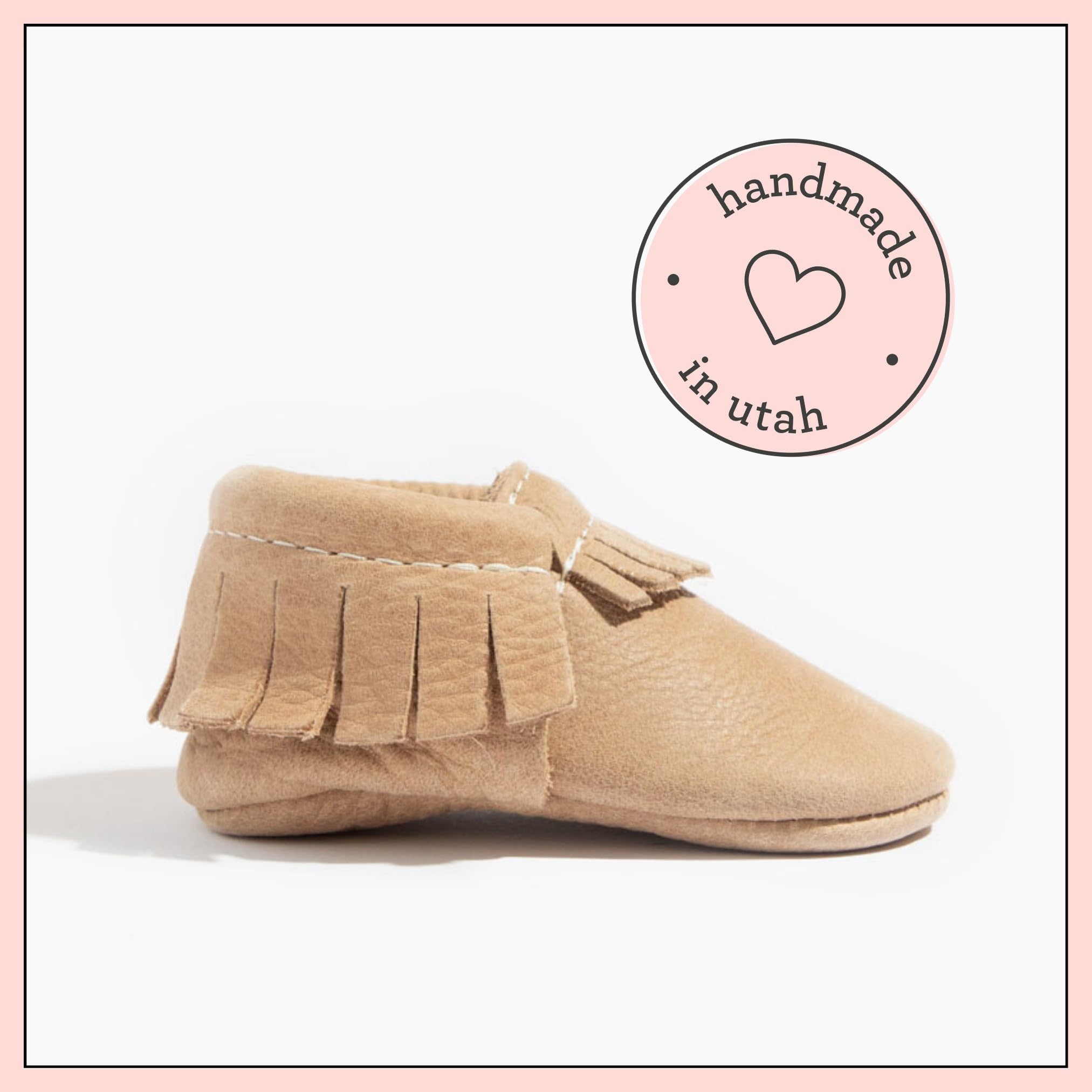 Freshly Picked Rubber Mini Sole Leather, Oxford, Weathered Brown, Size 3