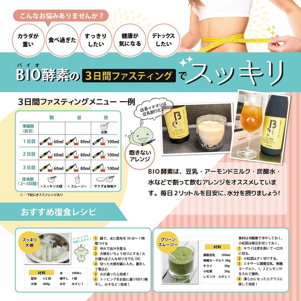 Amazon | バイオサプリ 【名医のチョイスに掲載】 BIO酵素 酵素