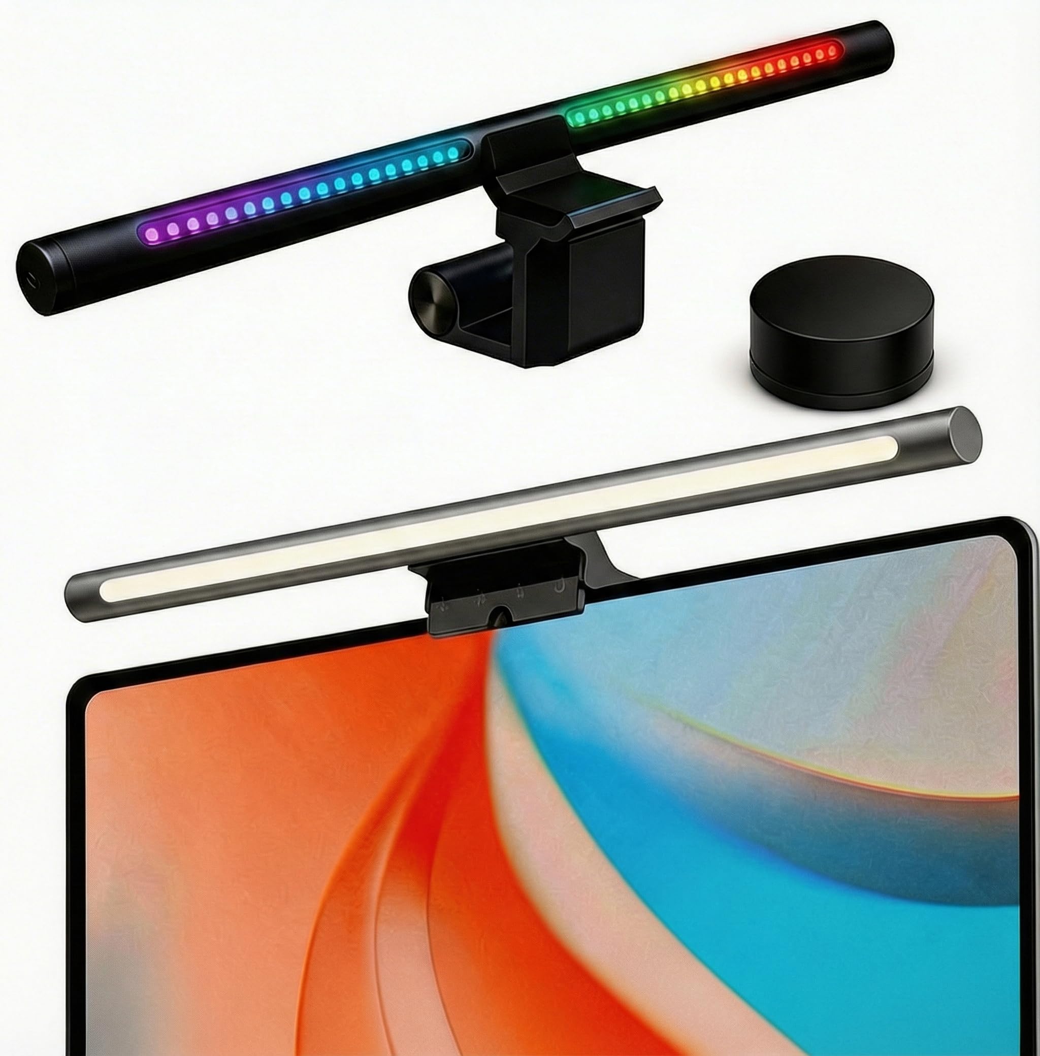 Yeelight モニターライト Amazon.com: YEELIGHT Monitor Light Bar RGB, Computer Monitor Lamp