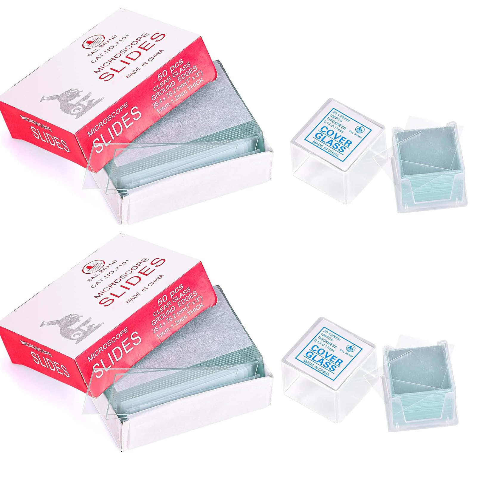 Amazon.co.jp: DFsucces 顕微鏡 カバーガラス フロストスライド カバー