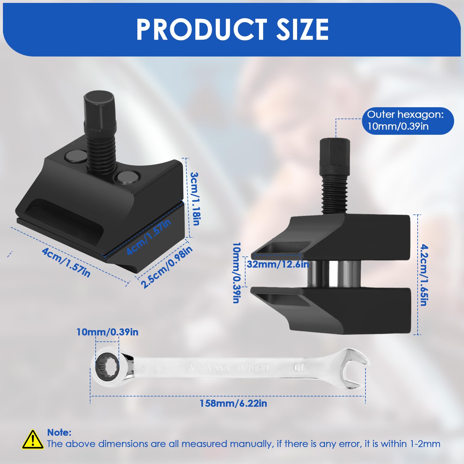 Divaricatore per Puntone di Sospensione con Diviso Divaricatore per Articolazione dello Sterzo Facile da Usare Strumento di Divaricatore per Puntone di Sospensione