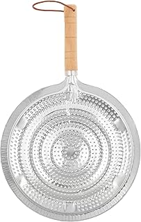 Heat Diffuser for Gas Stove - Flame Spreader with Wooden Handle - Gas Stove Diffuser Plate, Stainless Steel - Kitchen Reducer for Simmer