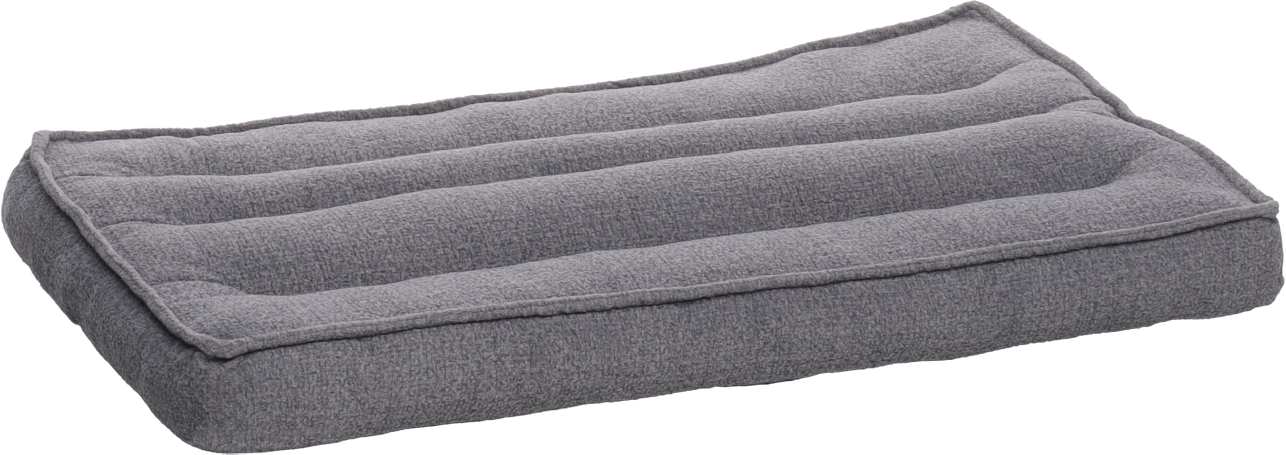 Coussin Ulani rectangle gris cage métallique tapis chien 70,5x41,5cm