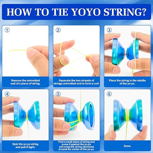 Miniatura 31 de YOYOSTUDIO X0312 Responsive Yoyo (negro) + Yoyo de plástico P1 (degradado azul púrpura)