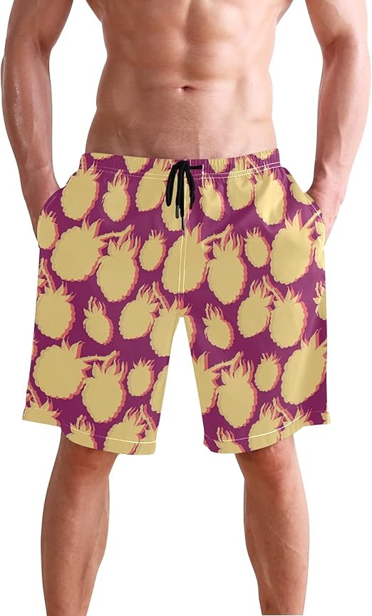 pineapple speedo swim bag