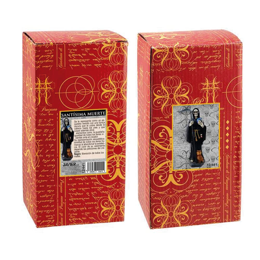 Figura Santa Muerte 15 cm Negro DORAZEN