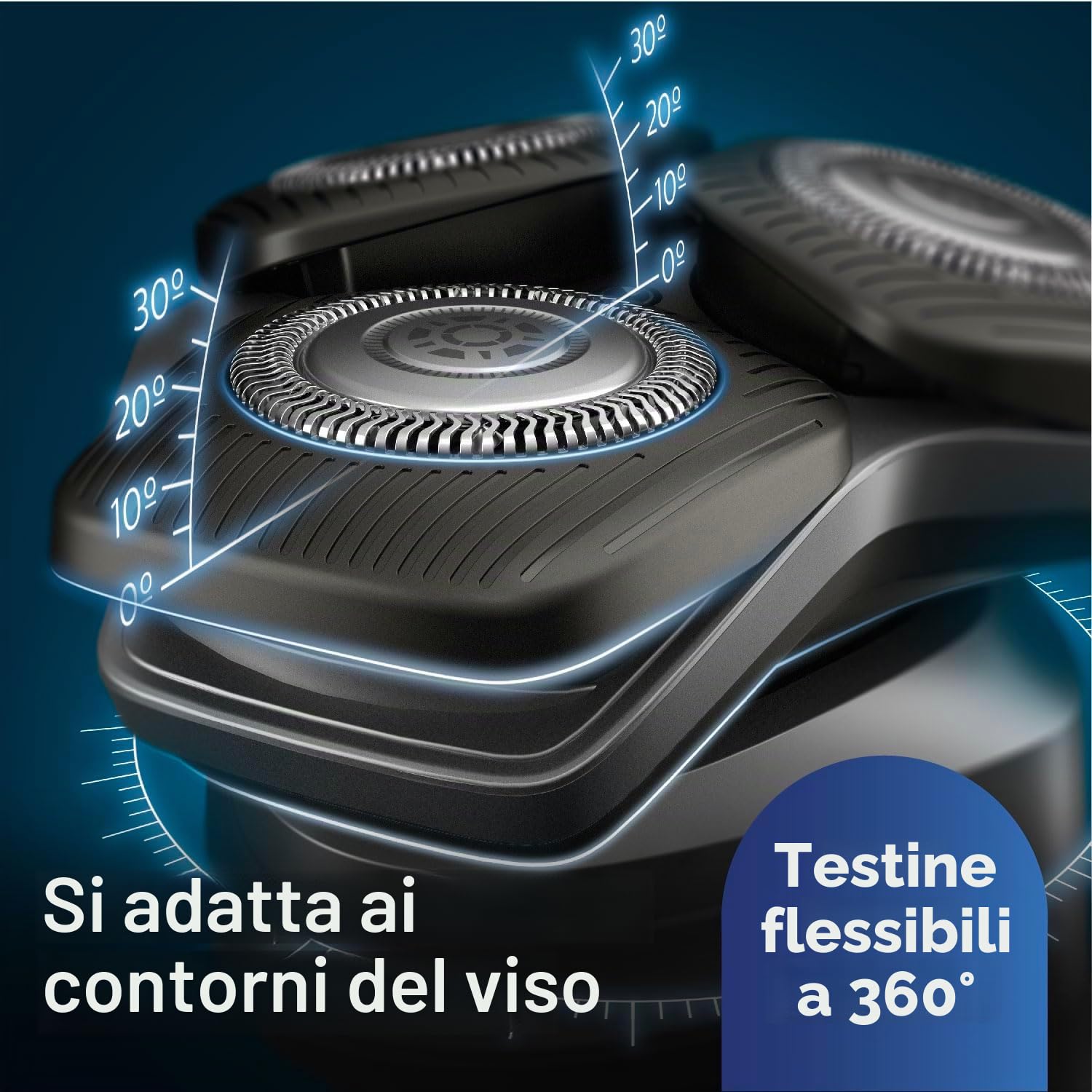 Rasoio serie 5000 Wet&Dry Lame STEELPRECISION Sensore DINAMICO Philips - S5887.10