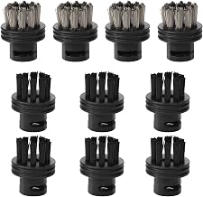 Waitbird 10 Pack Steam Cleaner Brush Heads, Compatible Steam Cleaner, Replacement Parts Accessories Cleaning Brush Head fo...