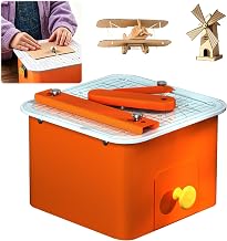Safe Cardboard Cutter, 45W Electric Chomp Saw Cutting Tool with Bladeless Technology, 0-4mm Thick Cardboard Precision Cutting, Stem DIY Craft Tool Learning Set for DIY 3D Models and School Projects