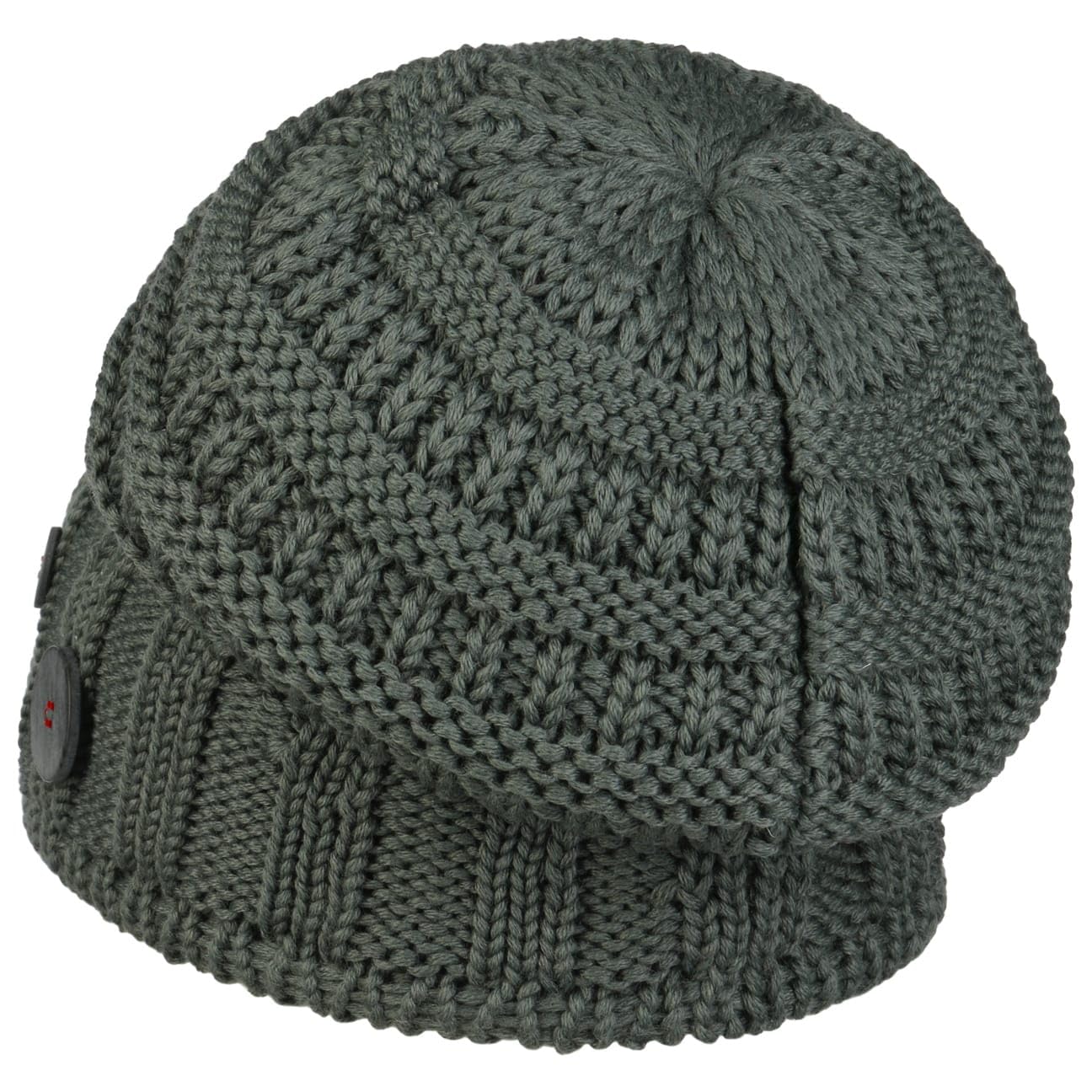 Eisbär Cullen Oversize Beanie Strickmütze Mütze Oversize-Mütze Skimütze Wintermütze Wollmütze Damen/Herren - Made in Italy Long mit Futter, Futter