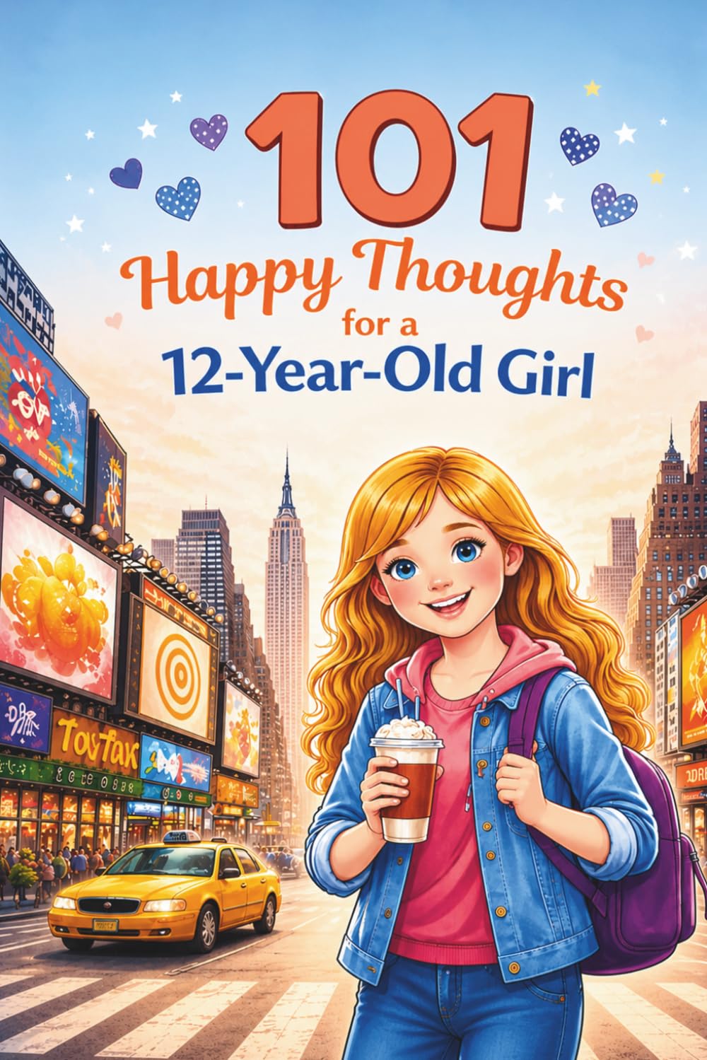 101 Happy Thoughts for a 12-Year-Old Girl: A Meaningful Gift for a 12th Birthday or Any Day — Filled with Courage, Confidence, Kindness, and Joy