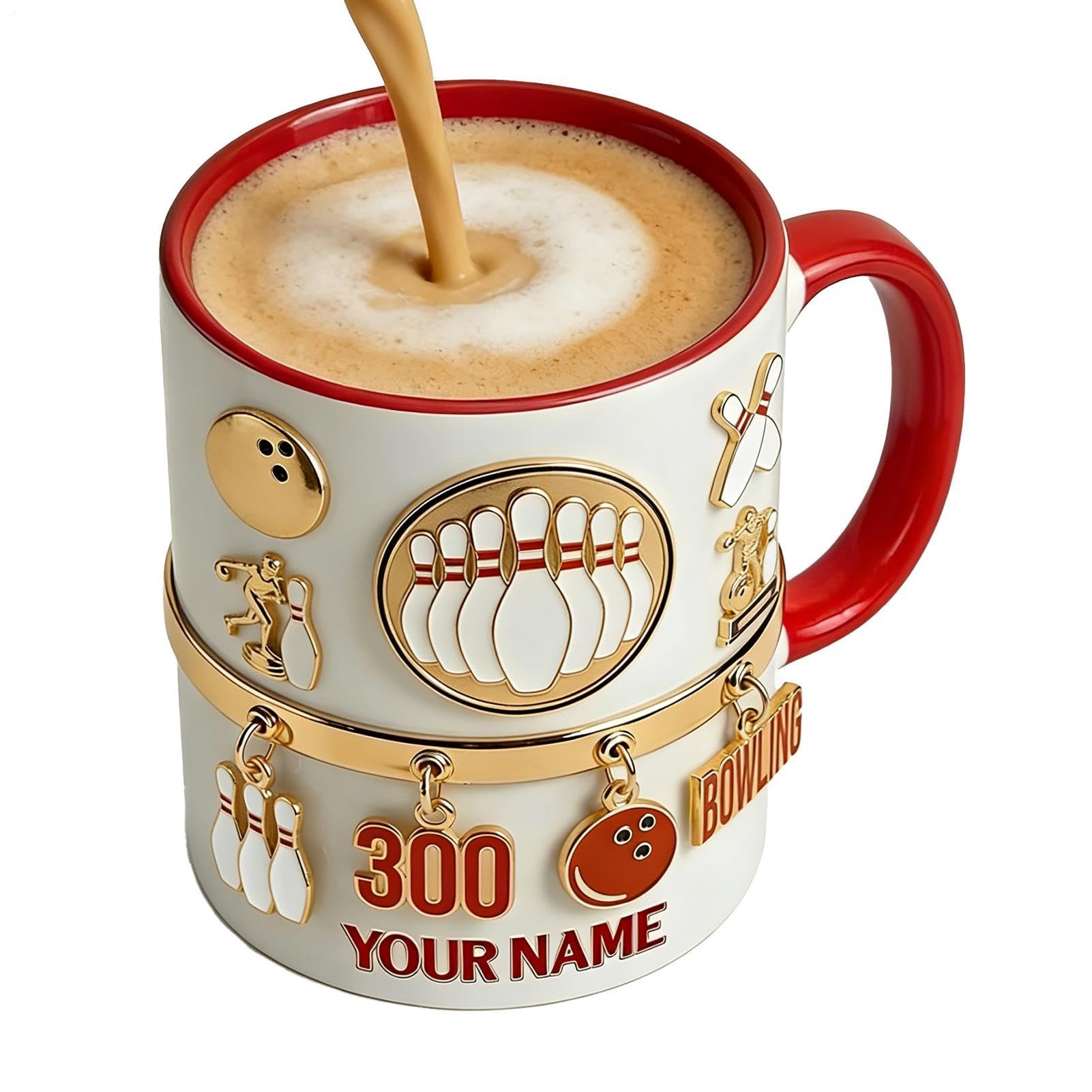 Mug bowling céramique 350ml pour savourer un chocolat chaud réconfortant au dortoir