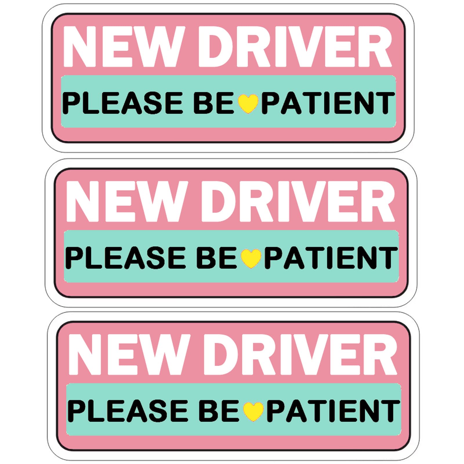 Photo 1 of 2 Pcs New Driver Car Magnet for Car, Magnetic Learner Driver Sign for Car