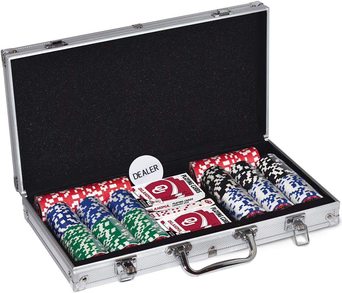 Masterpieces NCAA Unisex-Adult 300-Piece Casino Style Poker Chip Set