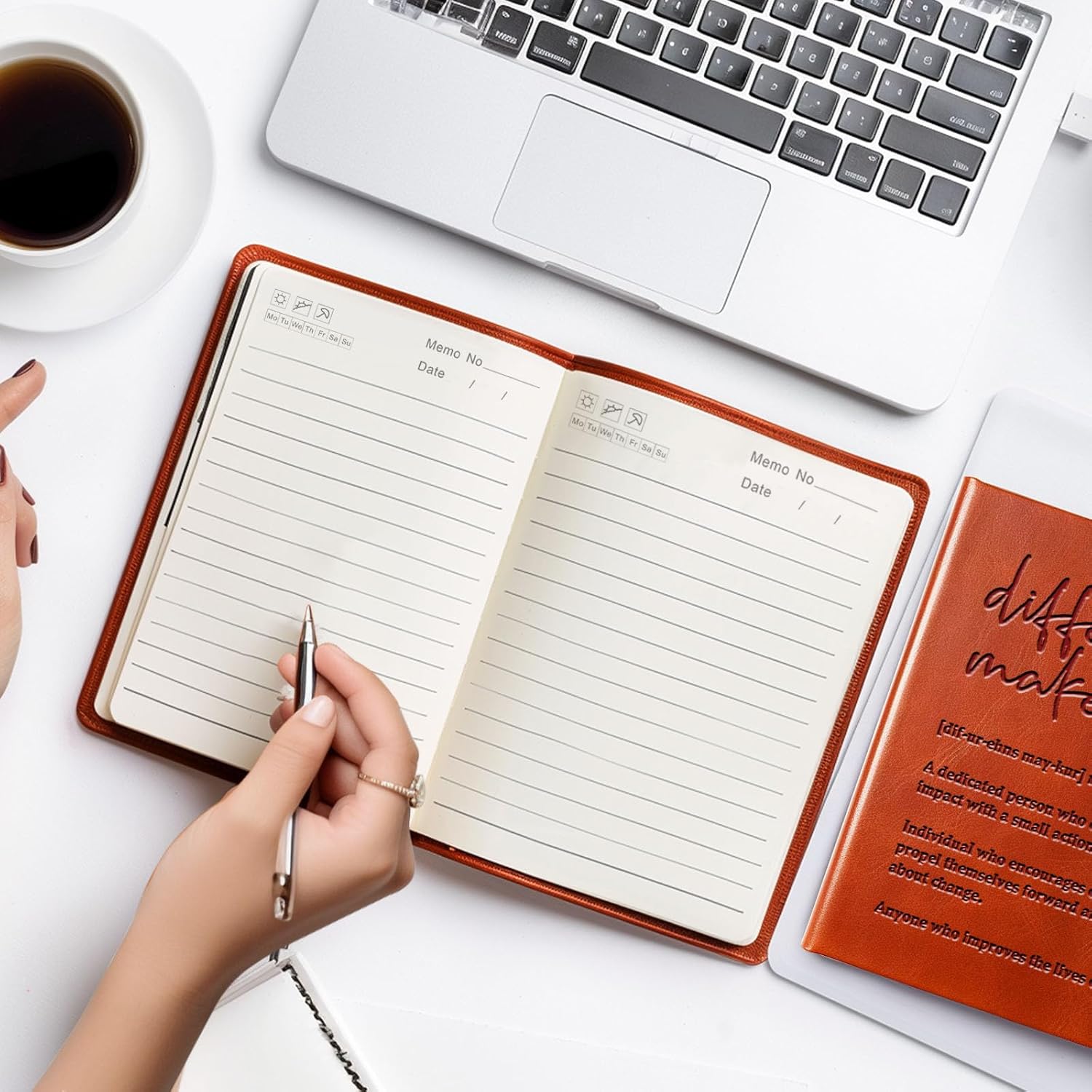 Social Worker Gift Never Underestimate The Difference You Can Make Inspirational Leather Notebook Social Work Appreciation Gift (difference maker) - Image 5