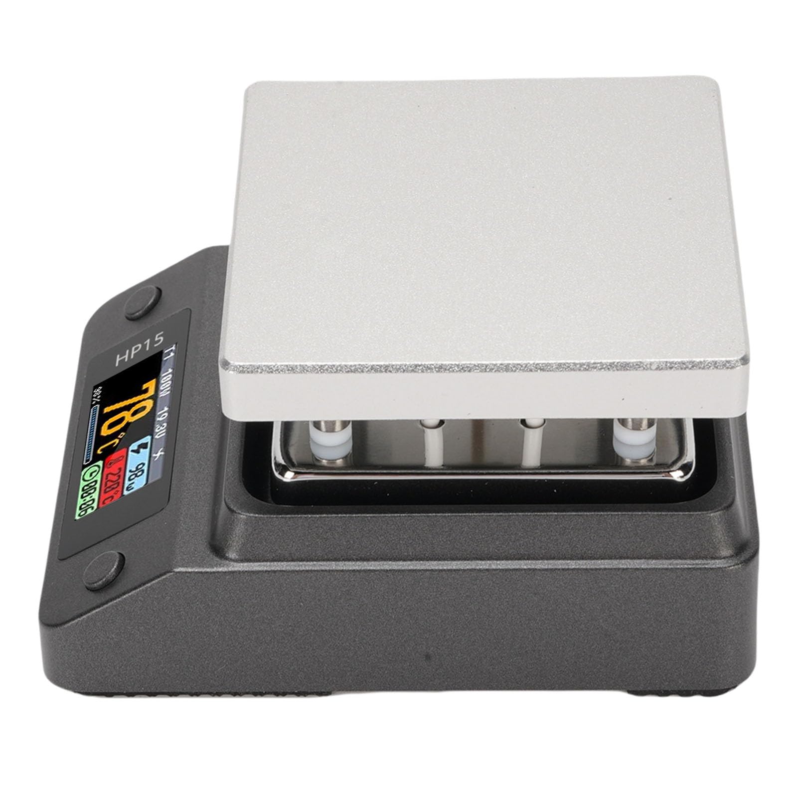 Alomejor Estación de Precalentamiento de Soldadura con Precalentamiento Pantalla LCD Fácil de Usar Placa Calefactora de 80-350 °C para Retrabajo de LED SMD BGA con Opciones de Personalización