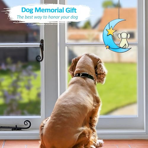 Miniatura 2 de Regalos conmemorativos para mascotas, regalos de pérdida de mascotas de perro en la luna, regalos conmemorativos para perros por pérdida de