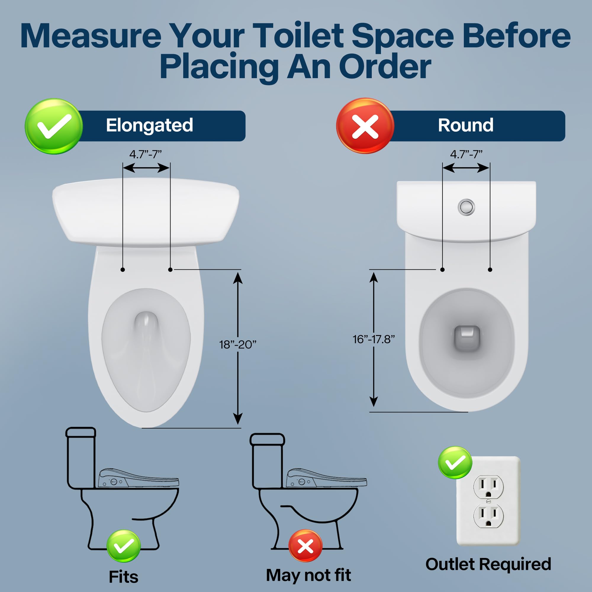 Sedile WC con scudo a bolle, bidet elettrico riscaldato con acqua calda senza fine, con asciugatrice, coperchio e sedile con apertura automatica, display temperatura LED, sedile bidet