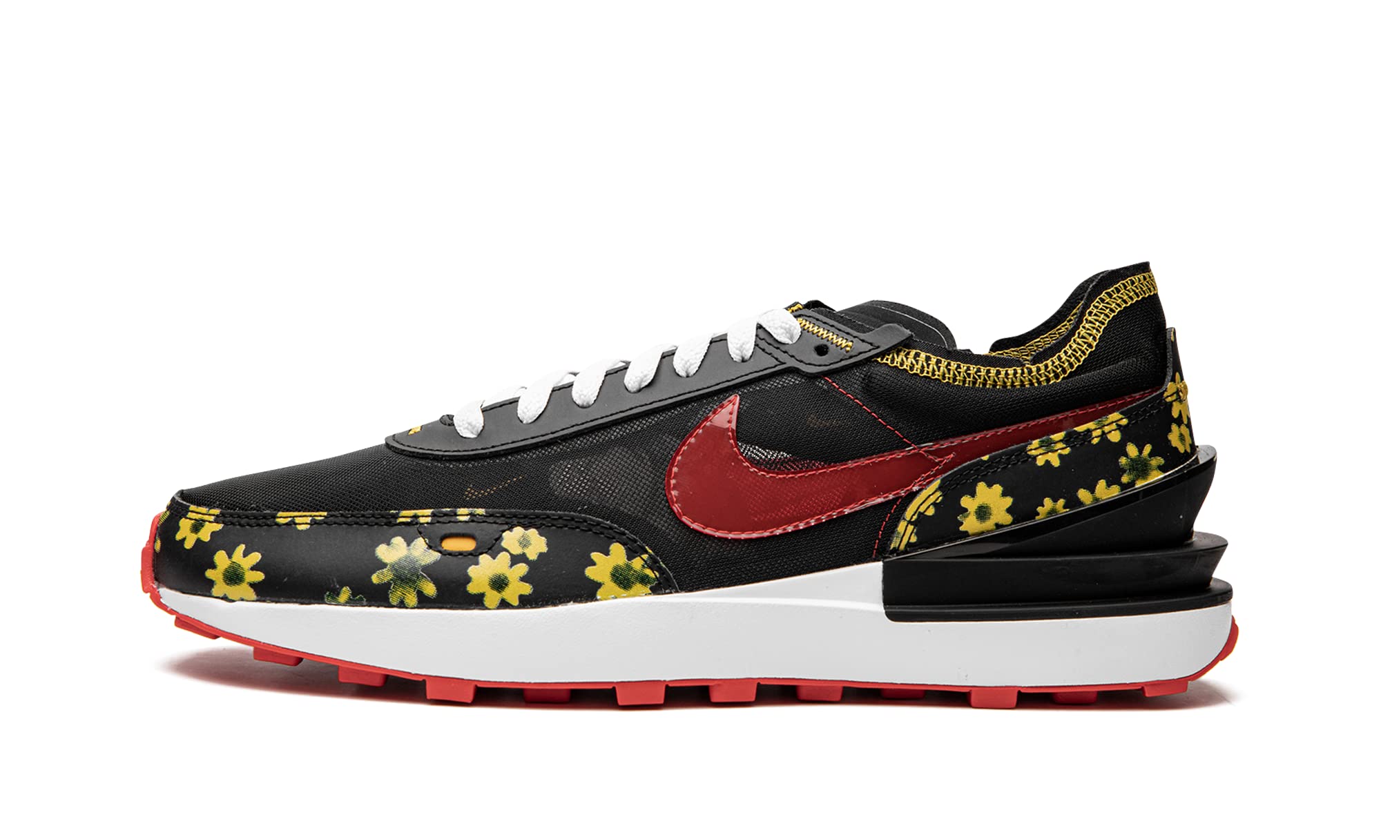 Nike Men's Waffle One Black/Habanero Red/Vivid Sulfur-White (DQ7637 001) 43 EU Black/Vivid Sulfur/Whilte/Haba
