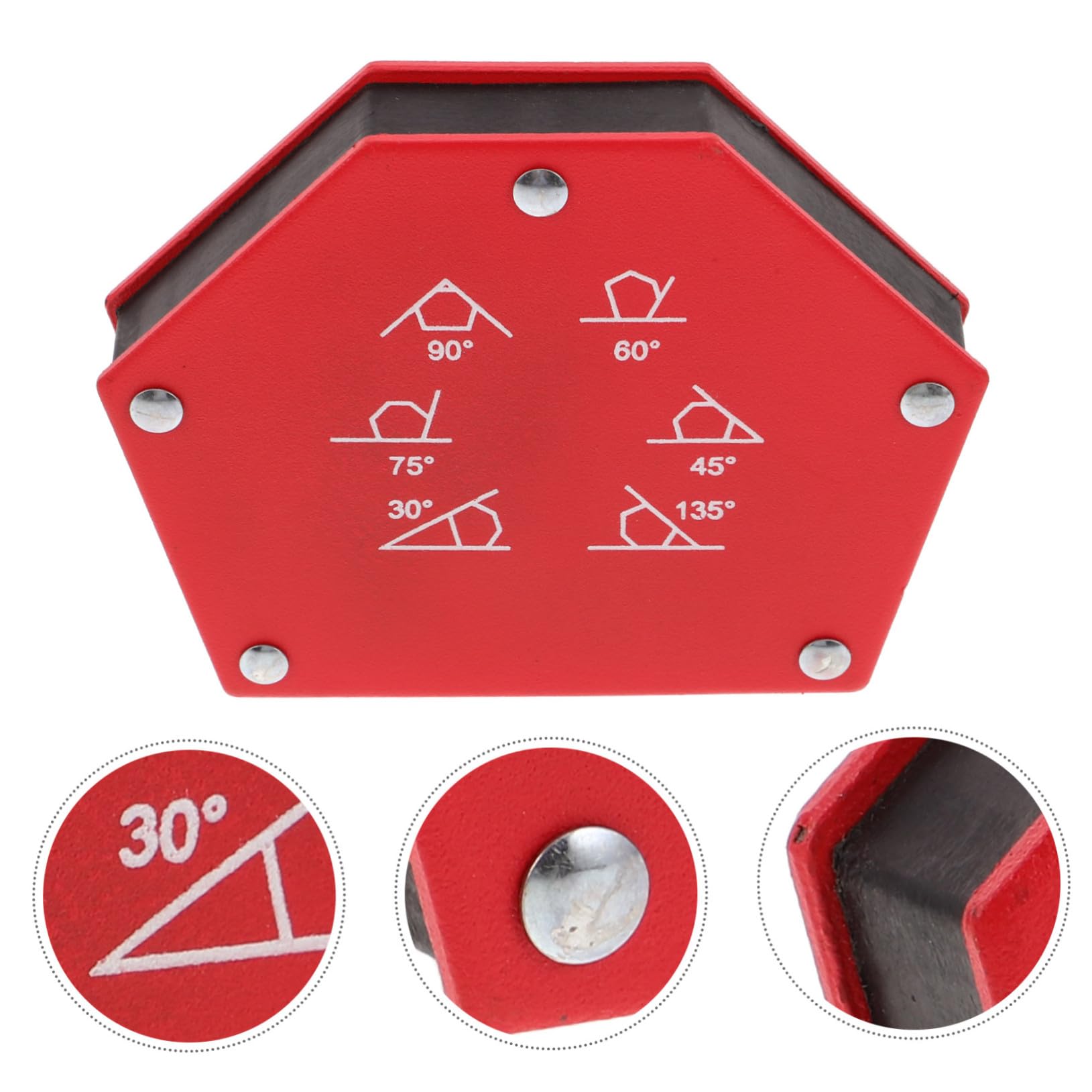 POPETPOP 33kg Accesorio De Soldadura Soporte Magnético De Abrazaderas Magnéticas Cuadradas Para Fijación Mesa De Soldadura Ángulos Grados